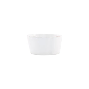 Vietri Melamine: Lastra White Condiment Bowl